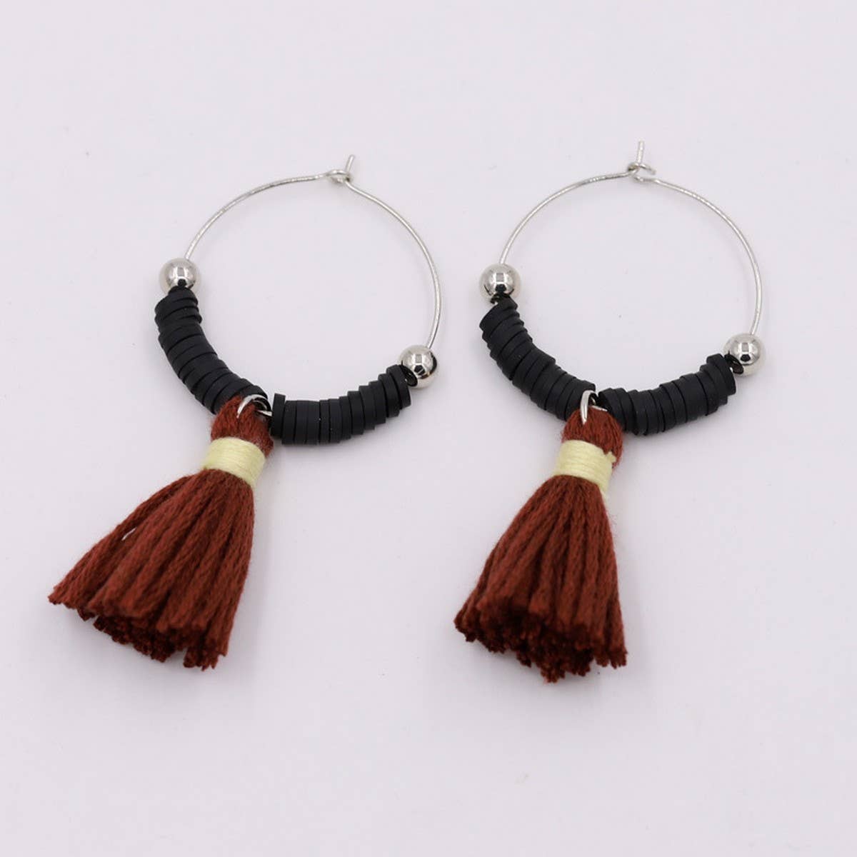 BOHEMIAN STYLE WOMENS COLORFUL TASSEL EARRINGS_CWMM3558