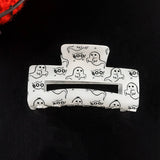 Halloween Ghost Rectangular Hairpin