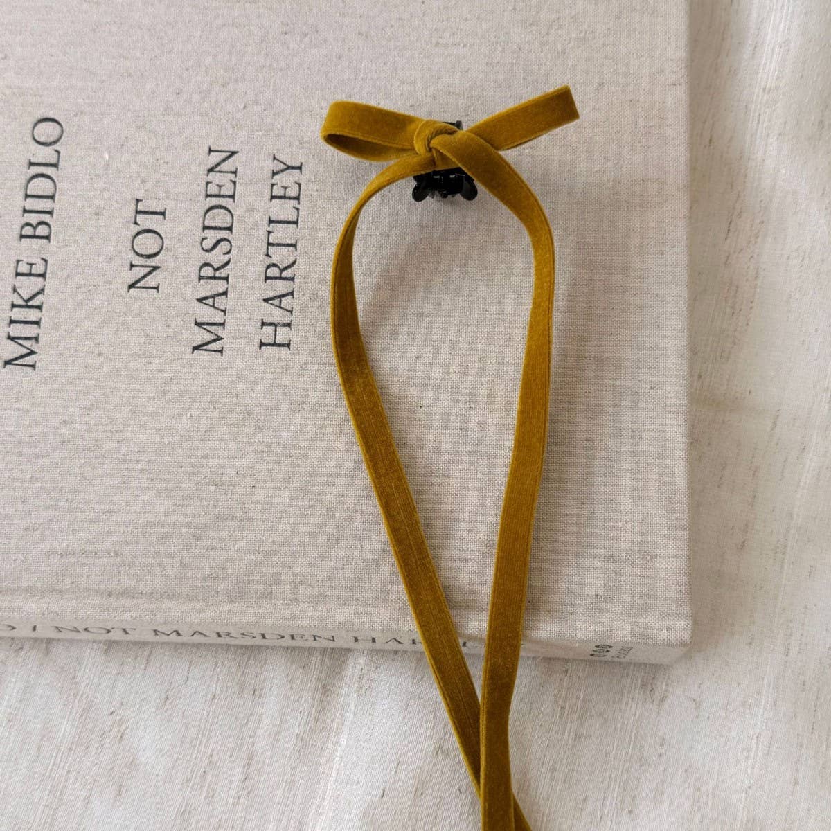 Velvet Ribbon Bow Hair Clip Ballet Style_Cwaha08047