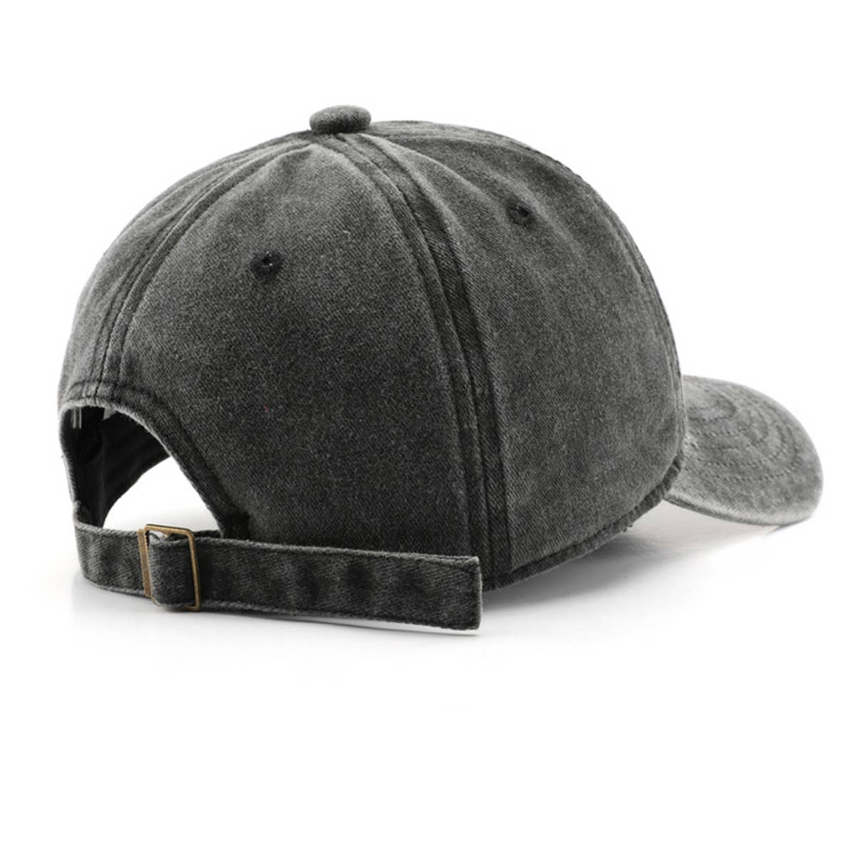 VINTAGE WASH HEART EMBROIDERY BASEBALL CAP UNISEX_CWAH1271