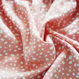 HIGH WAIST CHIFFON LONG SKIRT POLKA DOT SKIRT_CWBSS0412