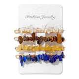 Cwaha5649_Natural Gravel Multi-Color Hair Clip Set