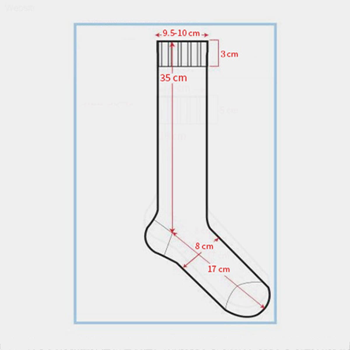 COLORFUL BOOT SOCK LEG WARMER HIGH SOCKS_CWMS0177