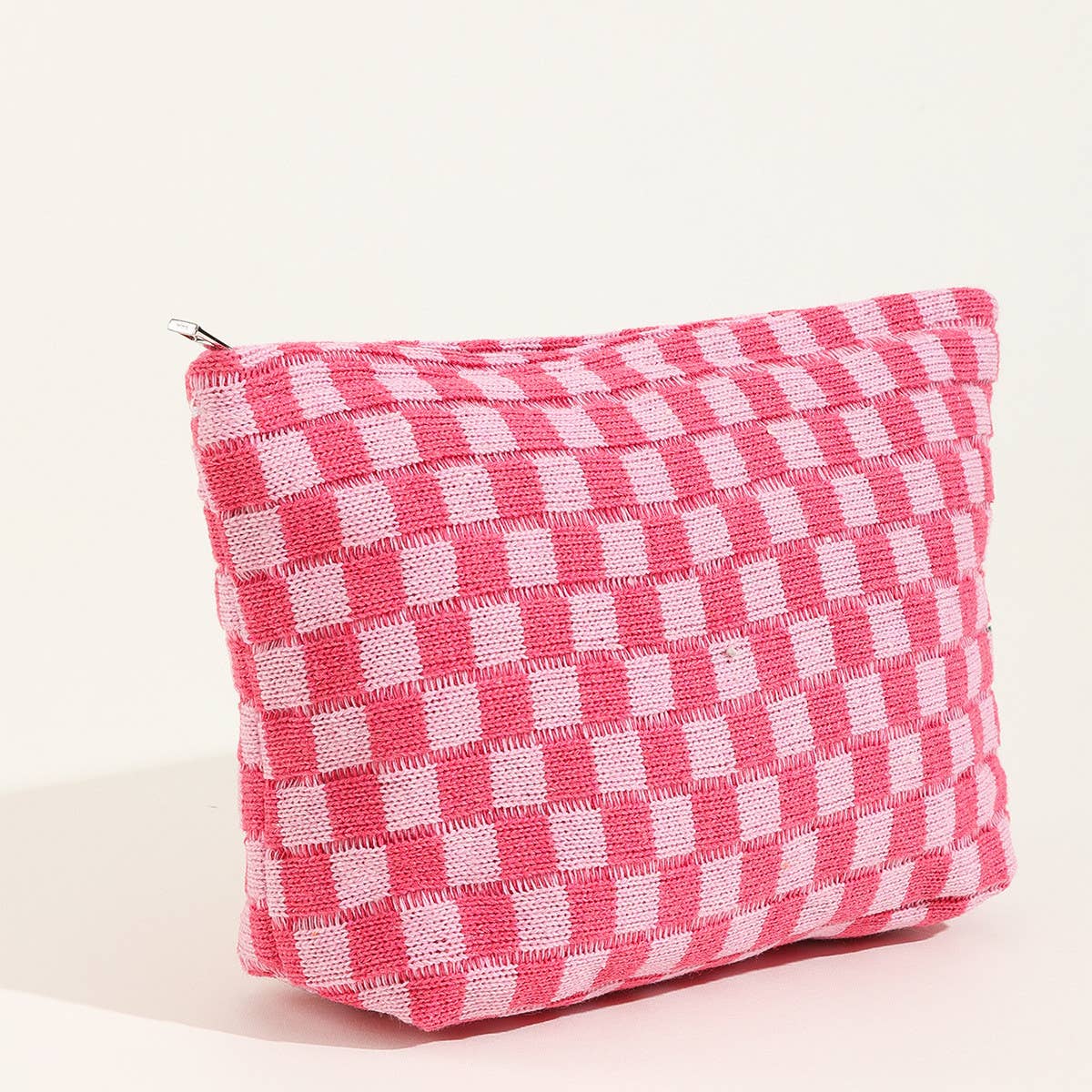 LARGE PLAID WASH BAG COSMETIC BAG_CWAB1034