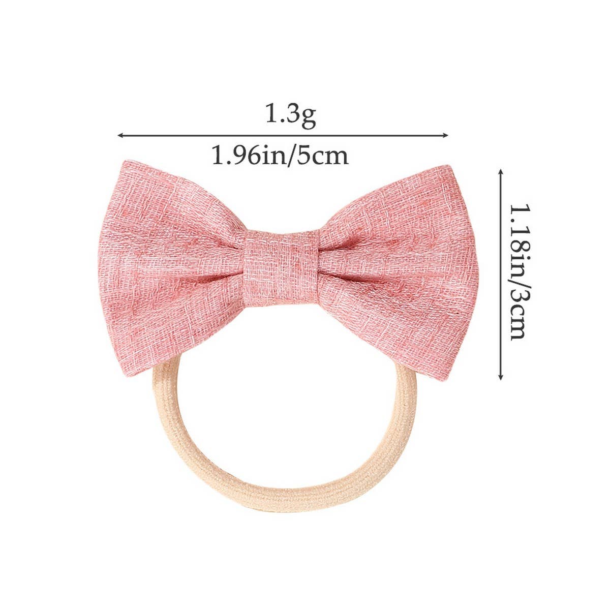 DOUBLE BOW HAIR CLIPS SET WITH PEARLS FOR GIRLS_CWAHA6736