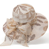 BOW MESH SUN PROTECTION UV BUCKET HAT_CWAH1460