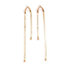 PERSONALIZED LONG TASSEL EARRINGS SNAKE BONE CHAIN_CWAJE1136
