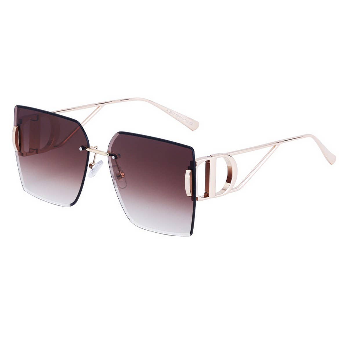 FASHIONABLE DIAMOND CUT FRAMELESS SUNGLASSES_CWASG0660