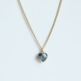 DECEMBER BIRTHSTONE HEART PENDANT NECKLACE_CWMM5334