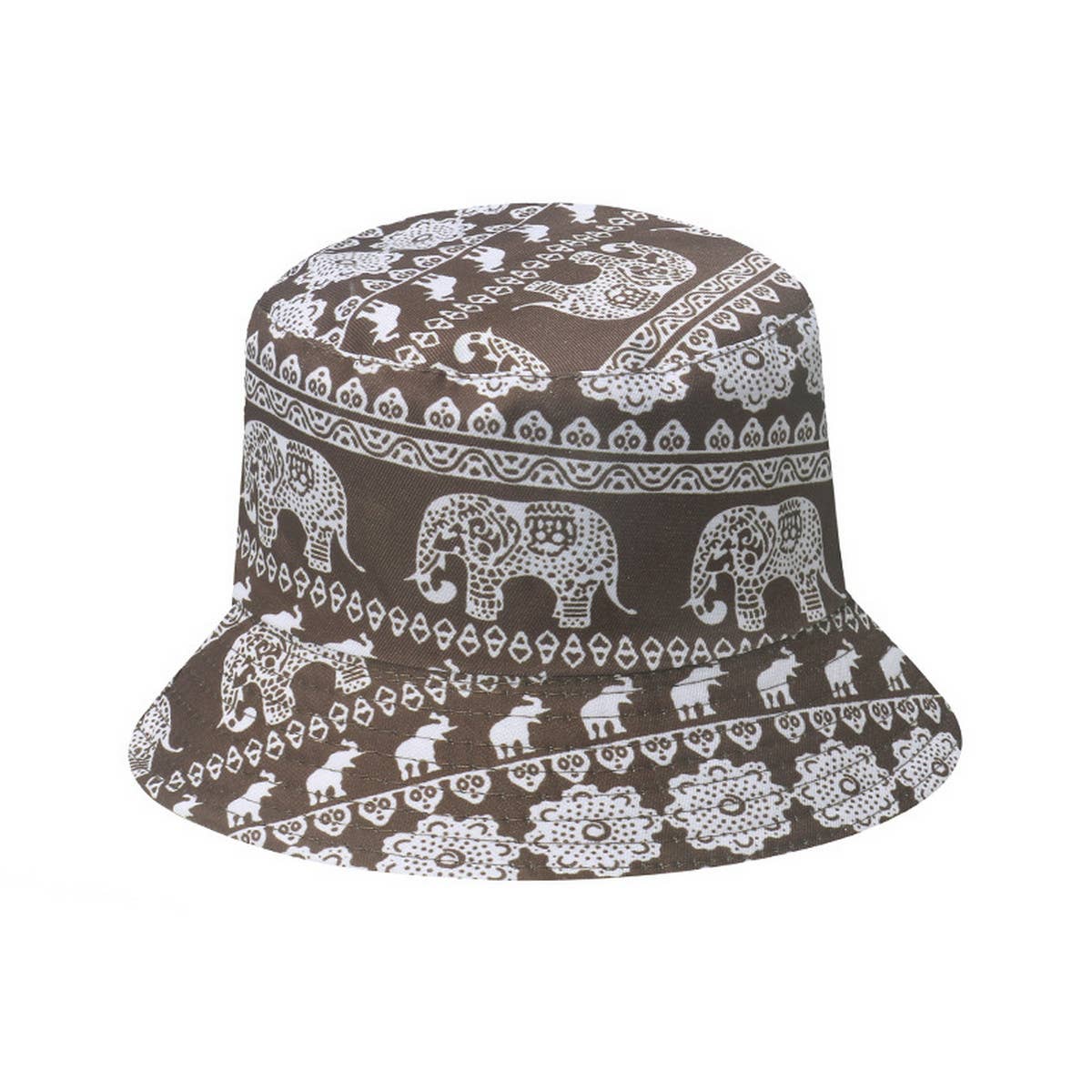 PLAY SUN PROTECTION PRINTED ELEPHANT BUCKET HAT_CWAH1562