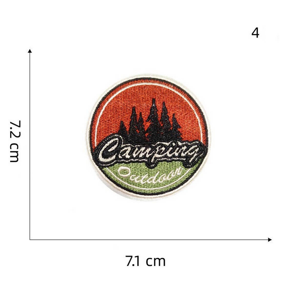 NEW OUTDOOR COLORFUL BEAR EMBROIDERED PATCH_CWMM4024