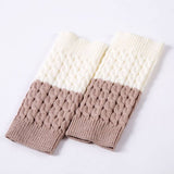 DOUBLE CONTRAST COLOR TWO COLOR FOOT WARMER SOCKS_CWMS0754