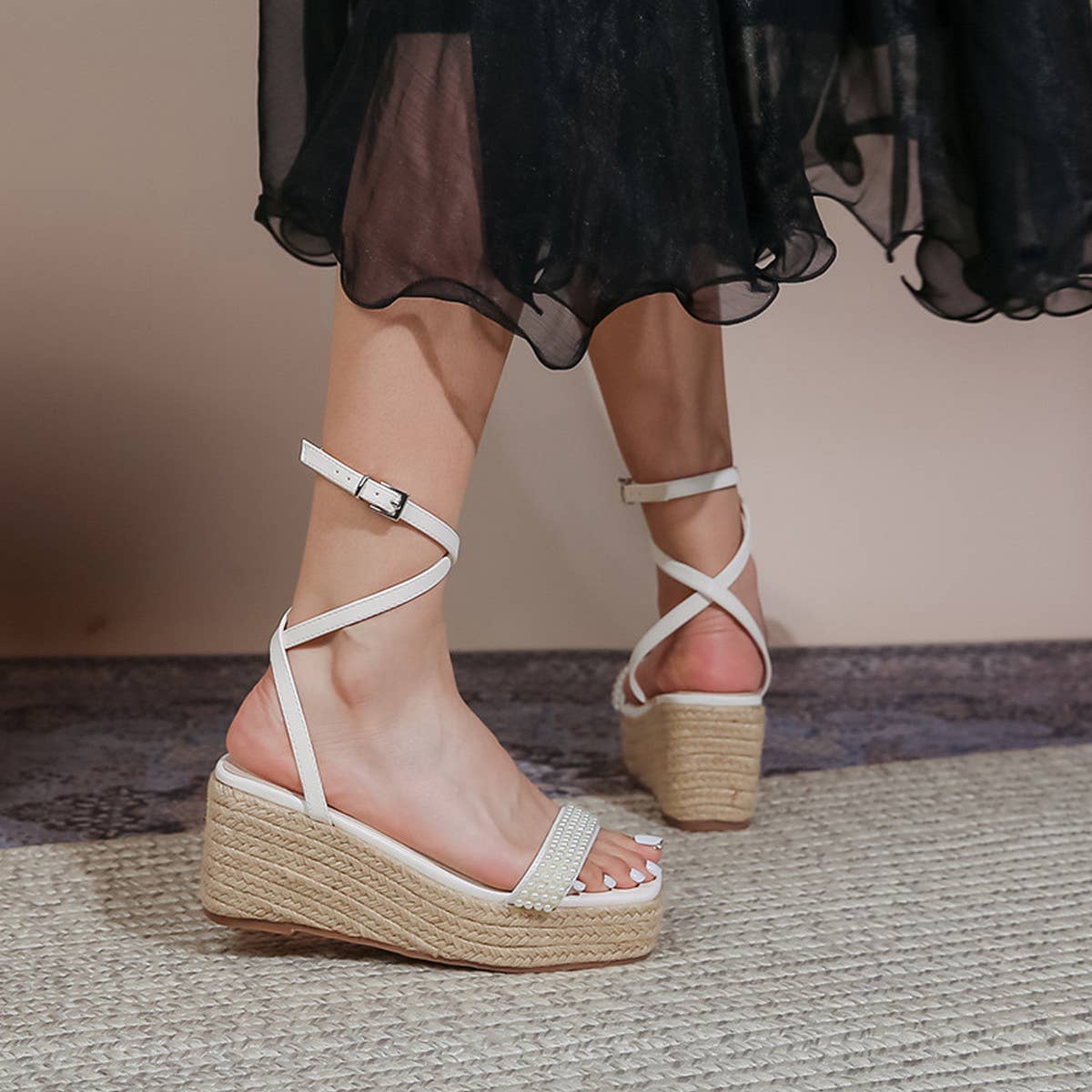 FASHIONABLE SQUARE TOE STRAPPY HIGH HEELS_CWSHH0126