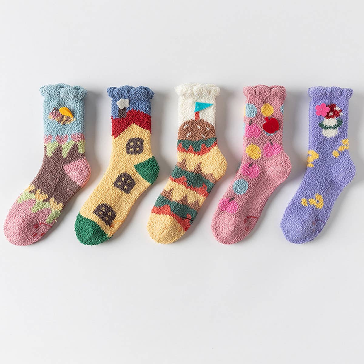 Women New Cartoon Thick Warm Socks_Cwms0884