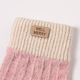 Women'S Autumn And Winter Half Finger Wool Gloves_Cwag0176