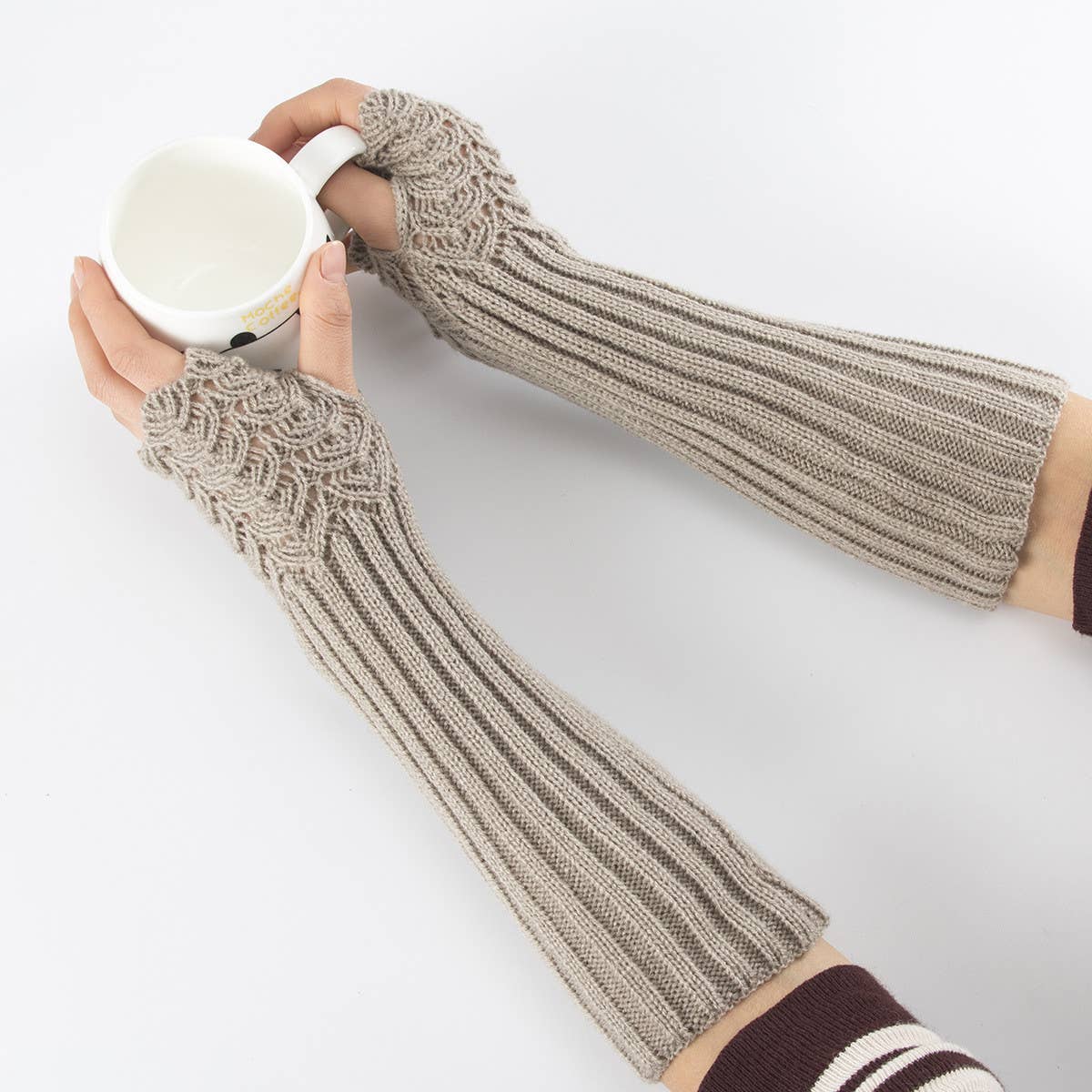 2024 New Knitted Fingerless Gloves Sleeves_Cwag0100