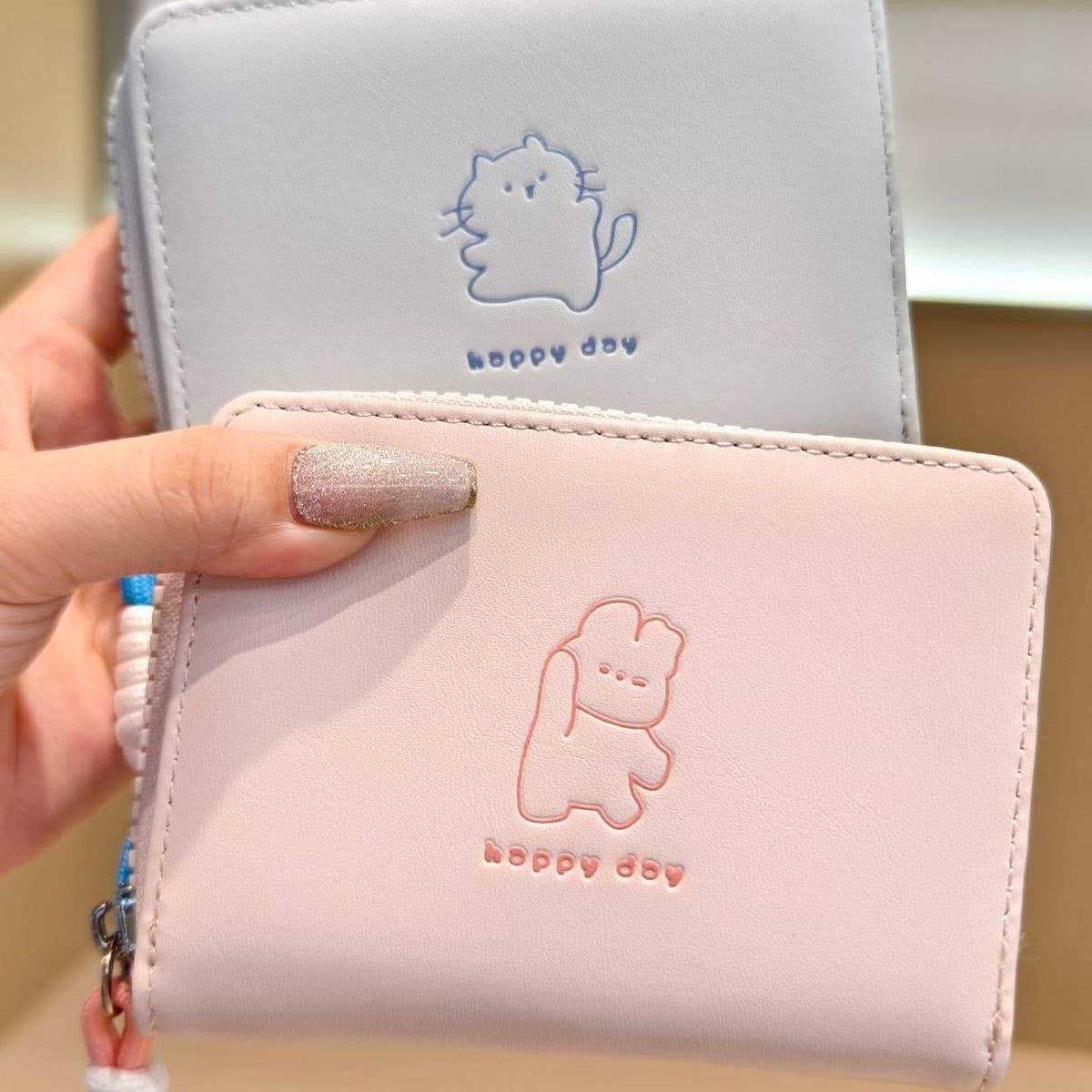 New Cute Cartoon Bear 2-Fold Wallet_Cwab06272