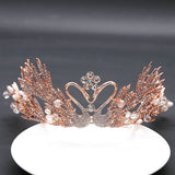 BRIDAL WEDDING CRYSTAL TIARAS HANDMADE CROWN_CWMM2027