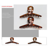 ACETATE HAIR CLIP SHARK CLIP HALF CLAW CLIP_CWAHA4260