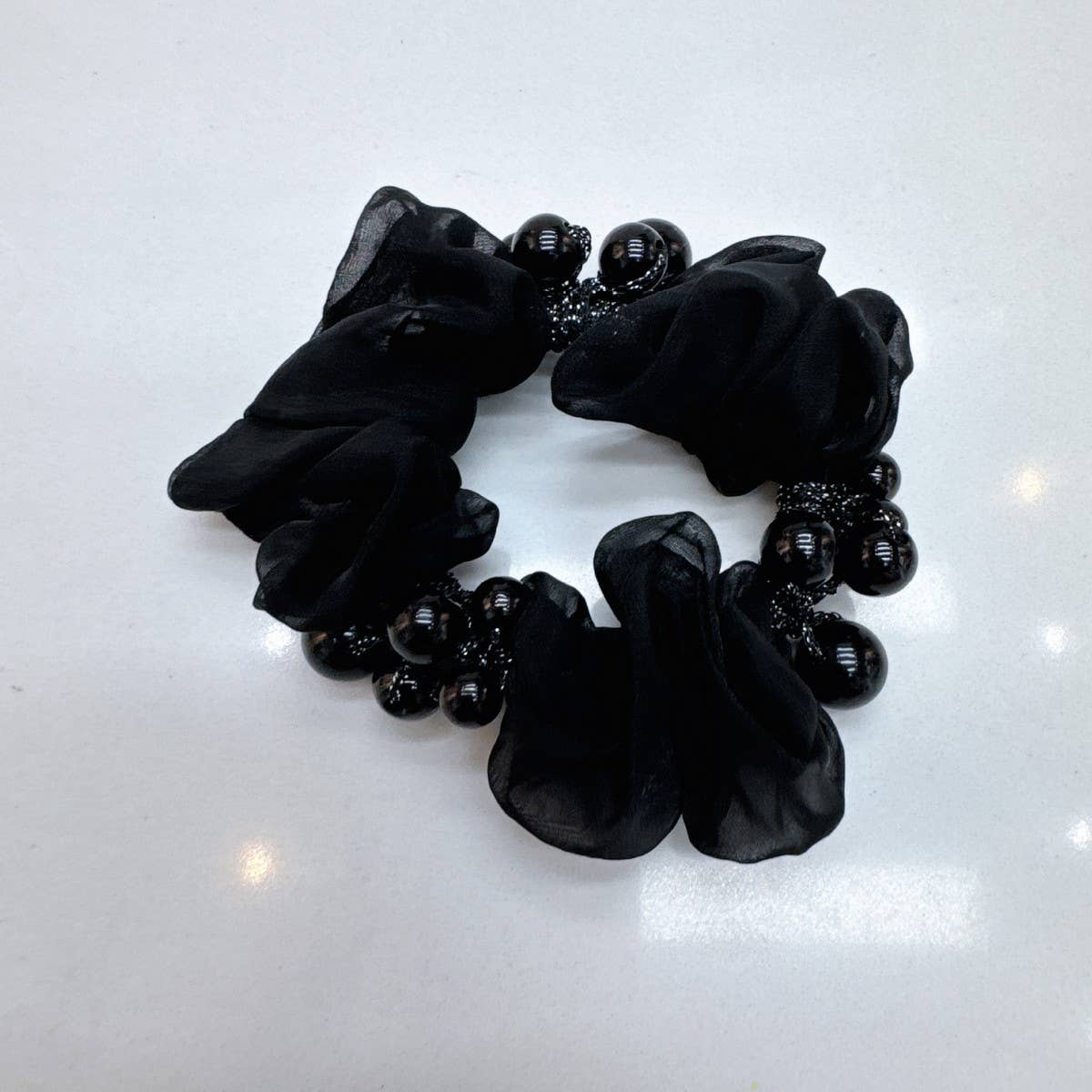 ELEGANT PEARL HAIR TIE CUTE PONYTAIL HOLDER_CWAHA6868