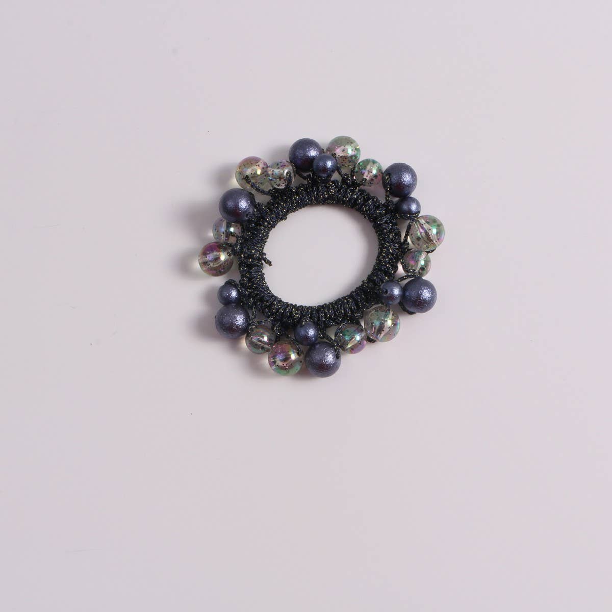 SWEET CUTE WRINKLED PEARL HAIR TIE SIMPLE NEW BAND_CWAHA6777