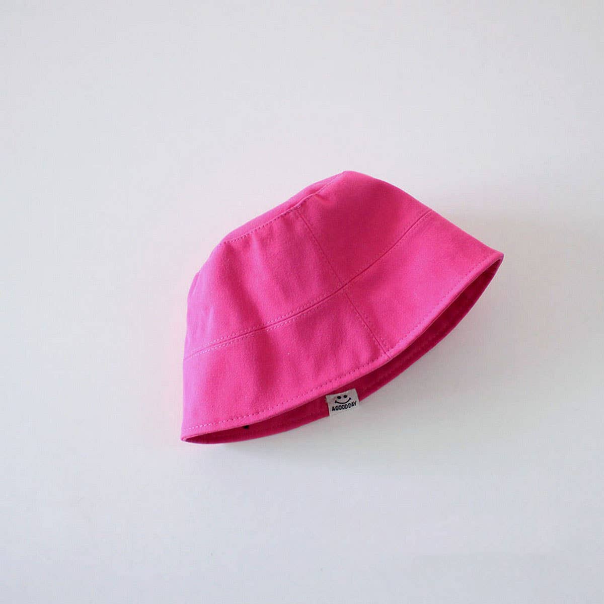 CANDY COLOR CHILDRENS SOLID COLOR BUCKET HAT_CWAH2861