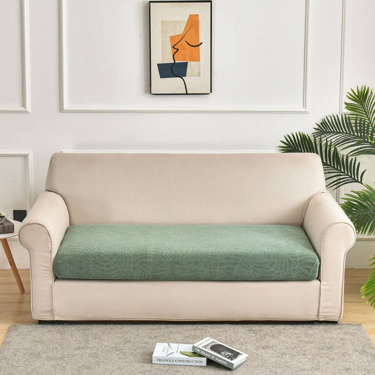 Waterproof Stretch Sofa Cover Solid Jacquard_Cwmm8306