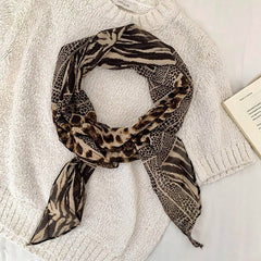 CHIFFON SCARF VERSATILE NECK WRAP HAIR ACCESSORY_CWASC1977