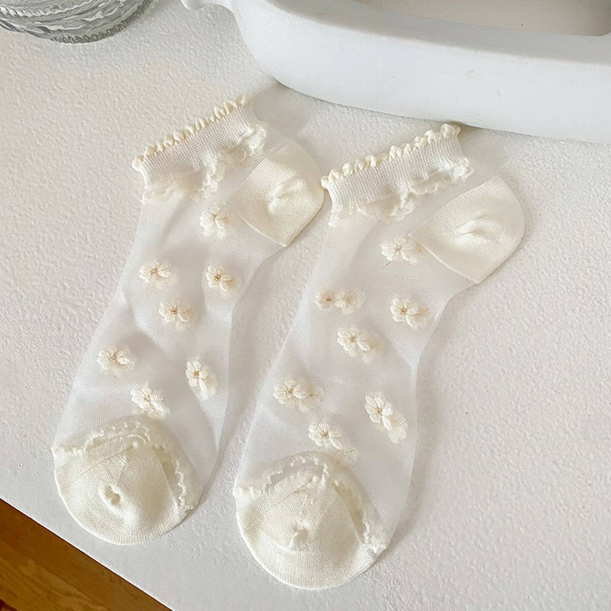 Women Casual Thin Short Socks_Cwms0425