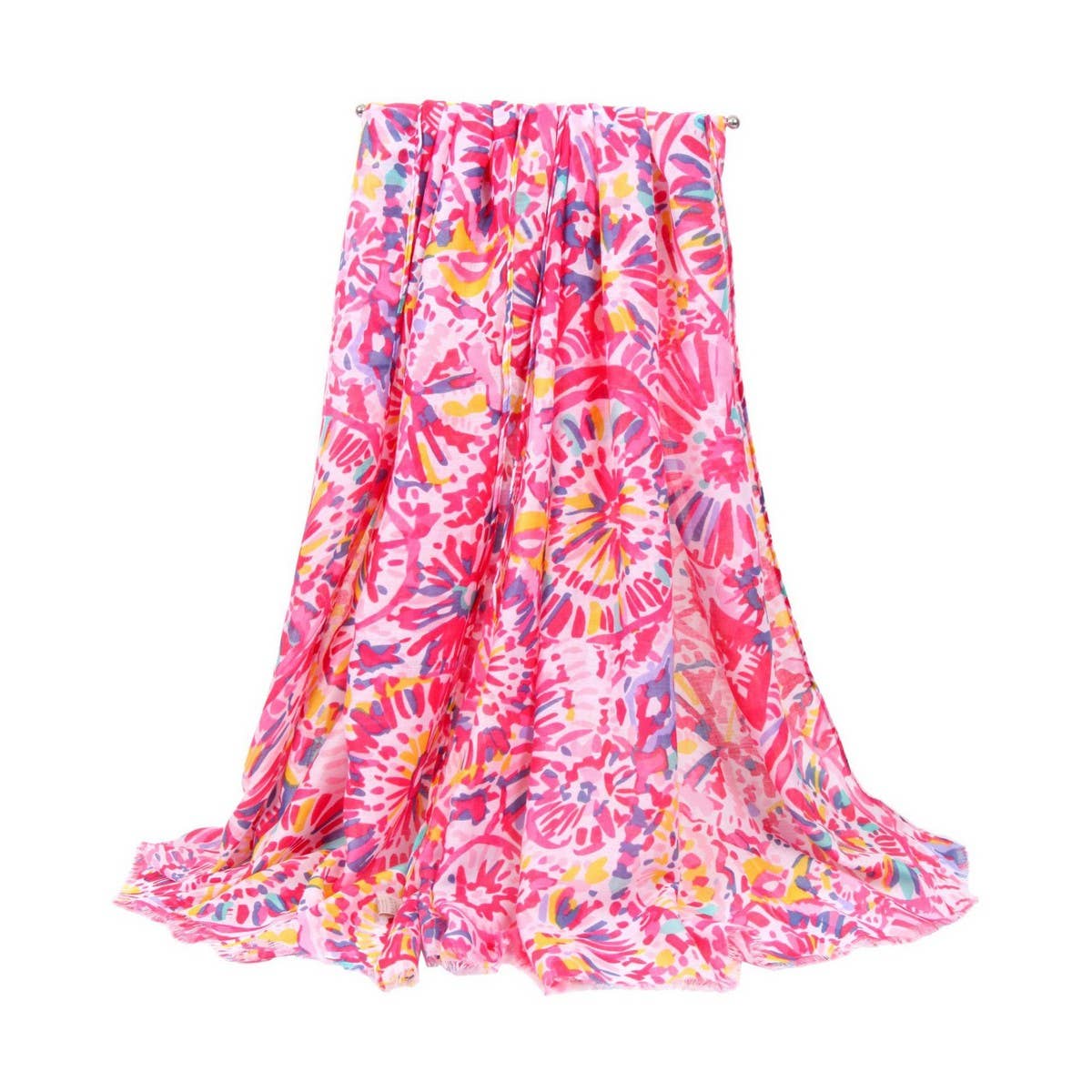 Classic Print Color Block Scarf Shawl_Cwasc0678