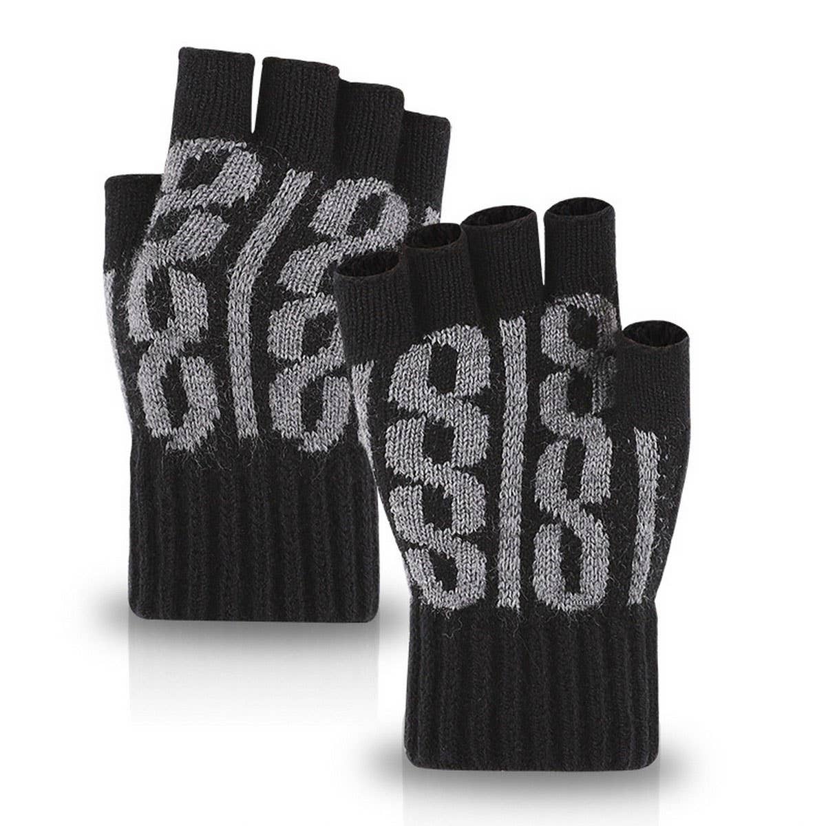 MENS KNITTED HALF FINGER WINTER PLUSH GLOVES_CWAG0228
