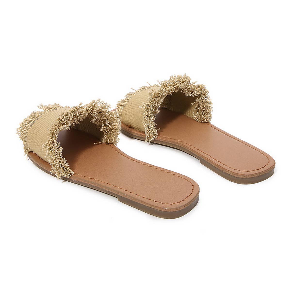 LADIES CASUAL BEACH FLAT SANDALS_CWSHS0652