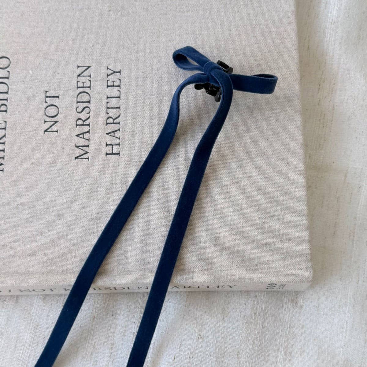 Velvet Ribbon Bow Hair Clip Ballet Style_Cwaha08047