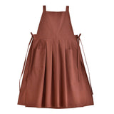 COTTON SOLID COLOR ADJUSTABLE APRONS WITH POCKETS_CWMM3298