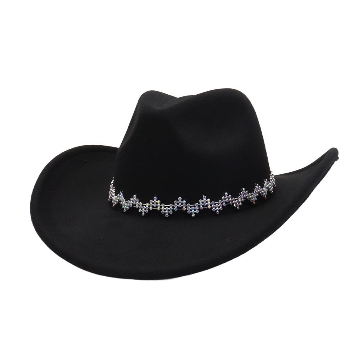 MEN WOMEN FELT COWBOY WESTERN FEDORA_CWAH04436