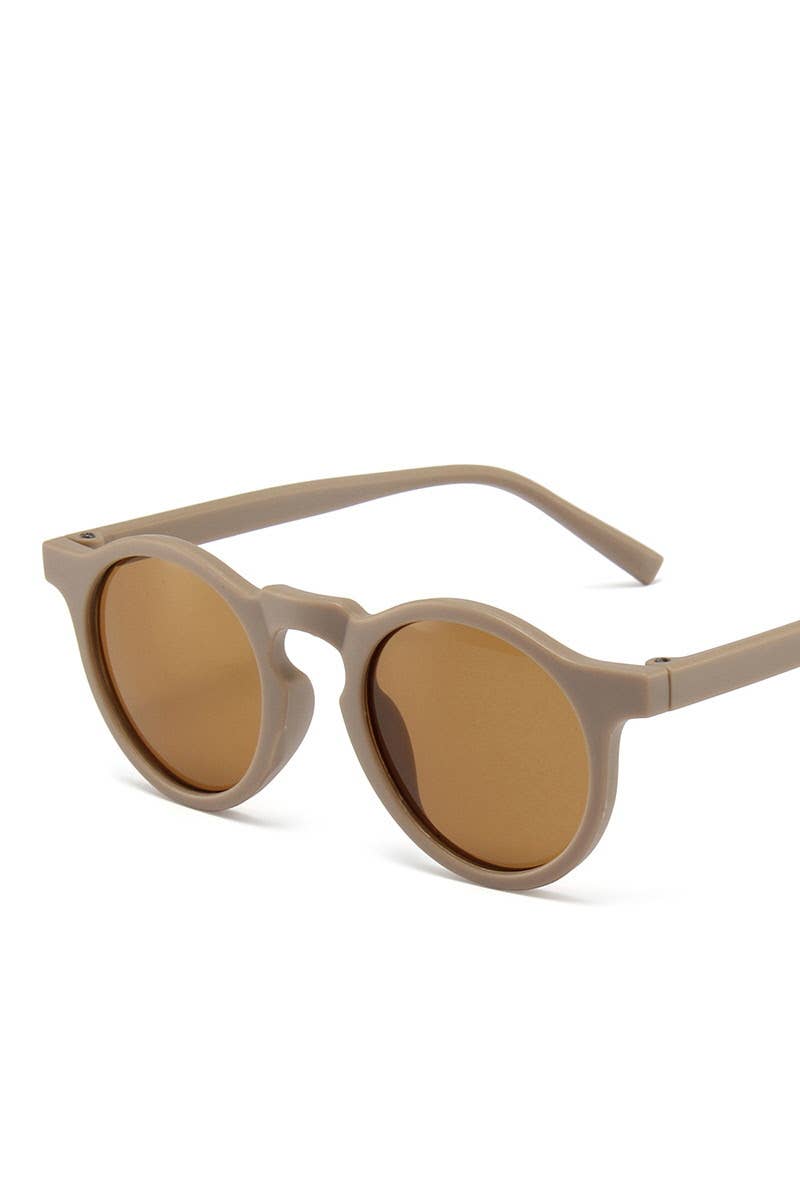 CANDY COLORED ROUND TRENDY SUNGLASSES_CWASG057