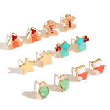 CHRISTMAS COLLECTION NECKLACE AND EARRING SET_CWAJE2836