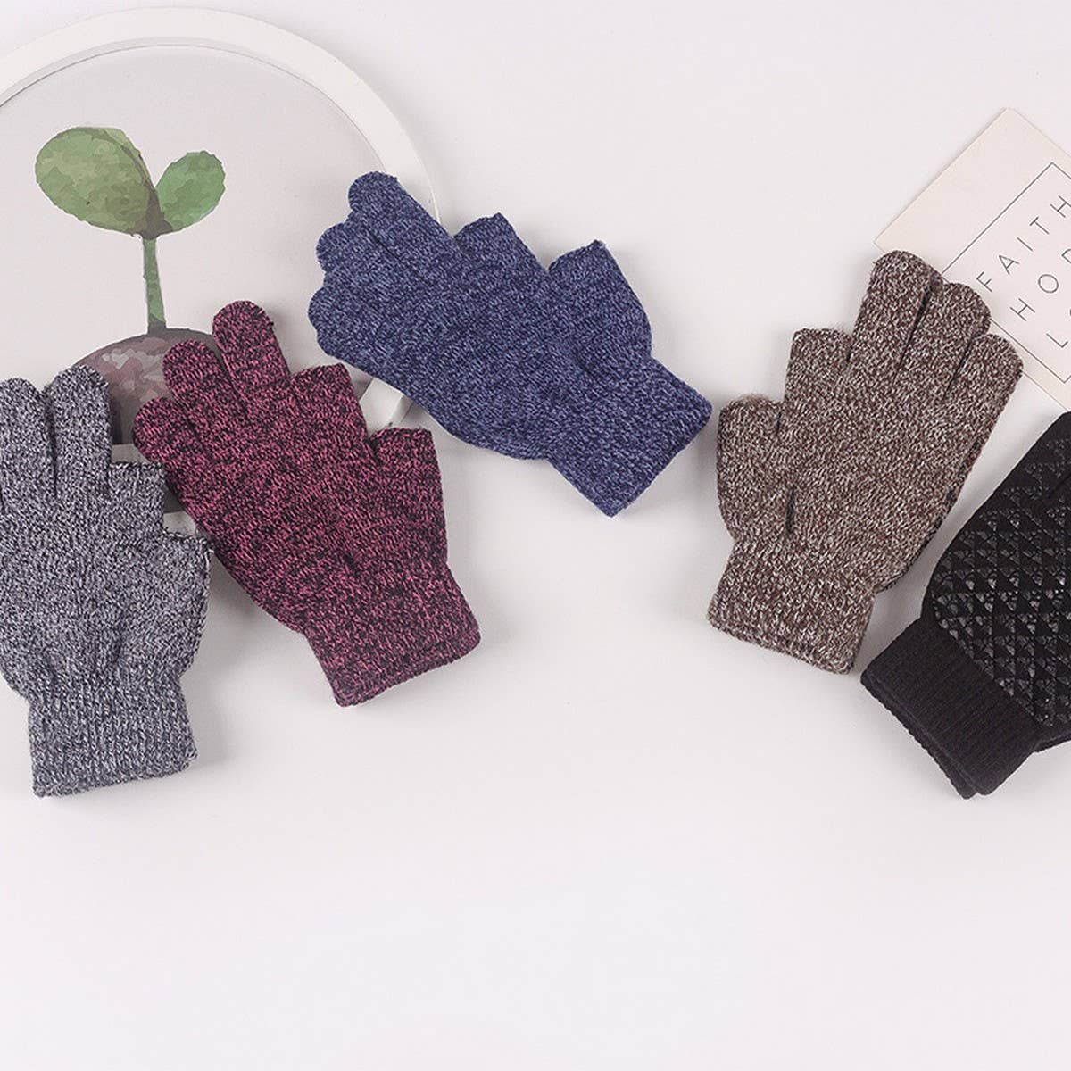 FISHING NON SLIP TWO FINGER TOUCH SCREEN GLOVES_CWAG0180