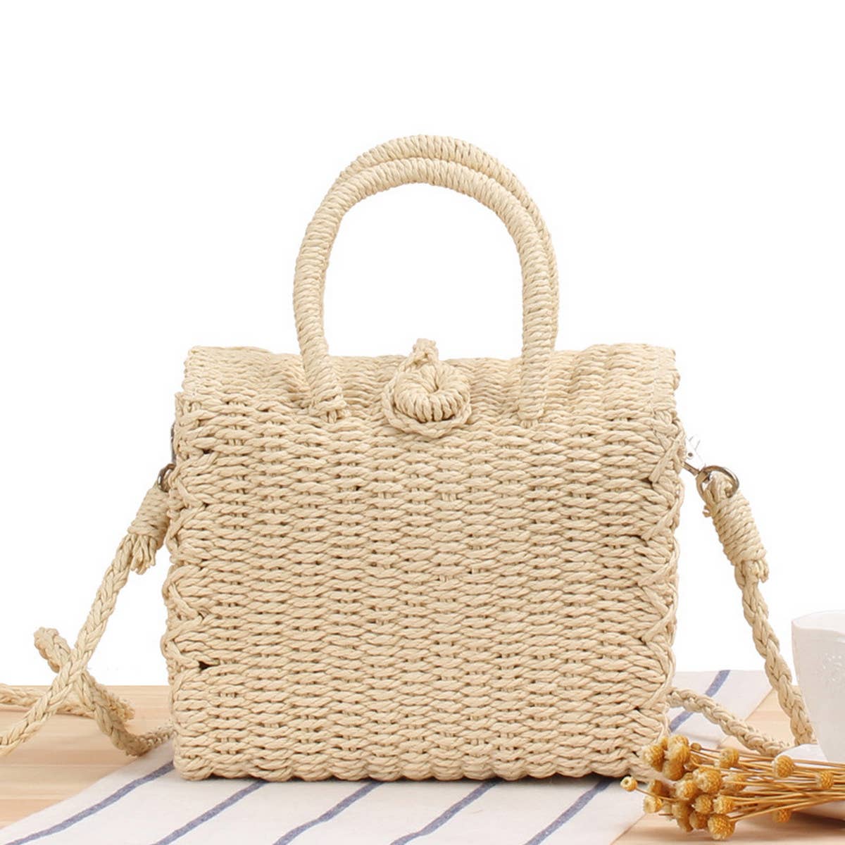 Two-Purpose Casual Woven Bag_Cwab2104
