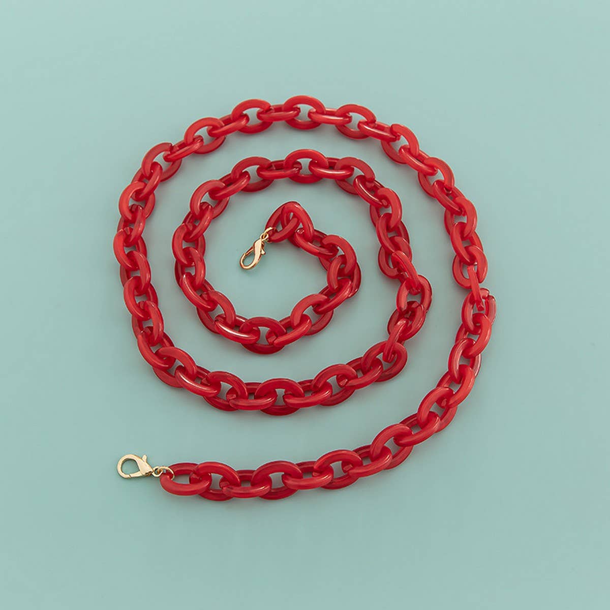 47 OVAL 0 67 0 98 ACRYLIC CHAIN BAG STRAP_CWMM5099