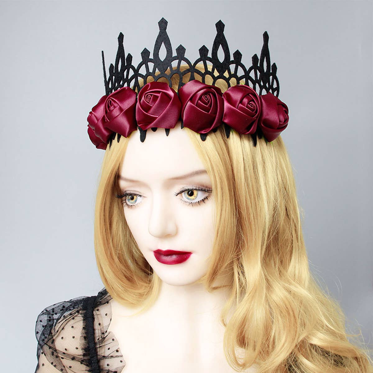 HALLOWEEN WITCH ROSE CROWN_CWMM0225