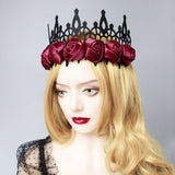 HALLOWEEN WITCH ROSE CROWN_CWMM0225