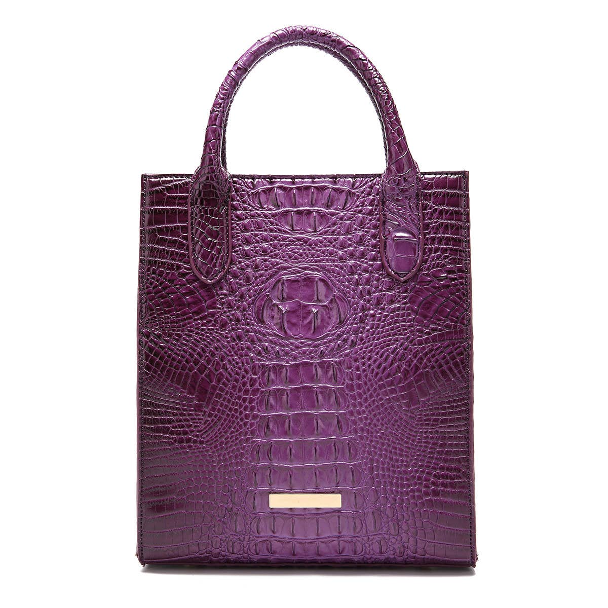 RETRO LARGE CAPACITY CROCODILE SHOULDER BAG_CWAB0925