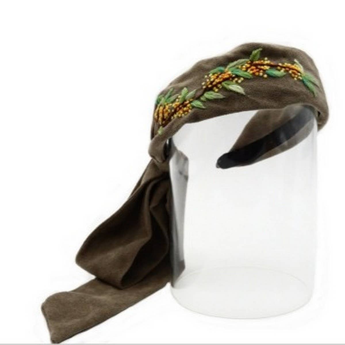 HANDCRAFTED PLANT DYED CHRYSANTHEMUM HEADBAND_CWMM6118