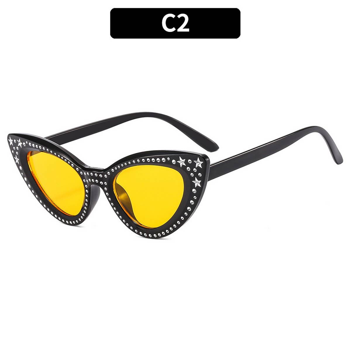 Cat-Eye Diamond-Encrusted Luxury Sunglasses_Cwasg0378