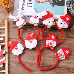 CHRISTMAS SANTA CLAUS GLOWING HEADBAND ORNAMENT_CWAHA3415