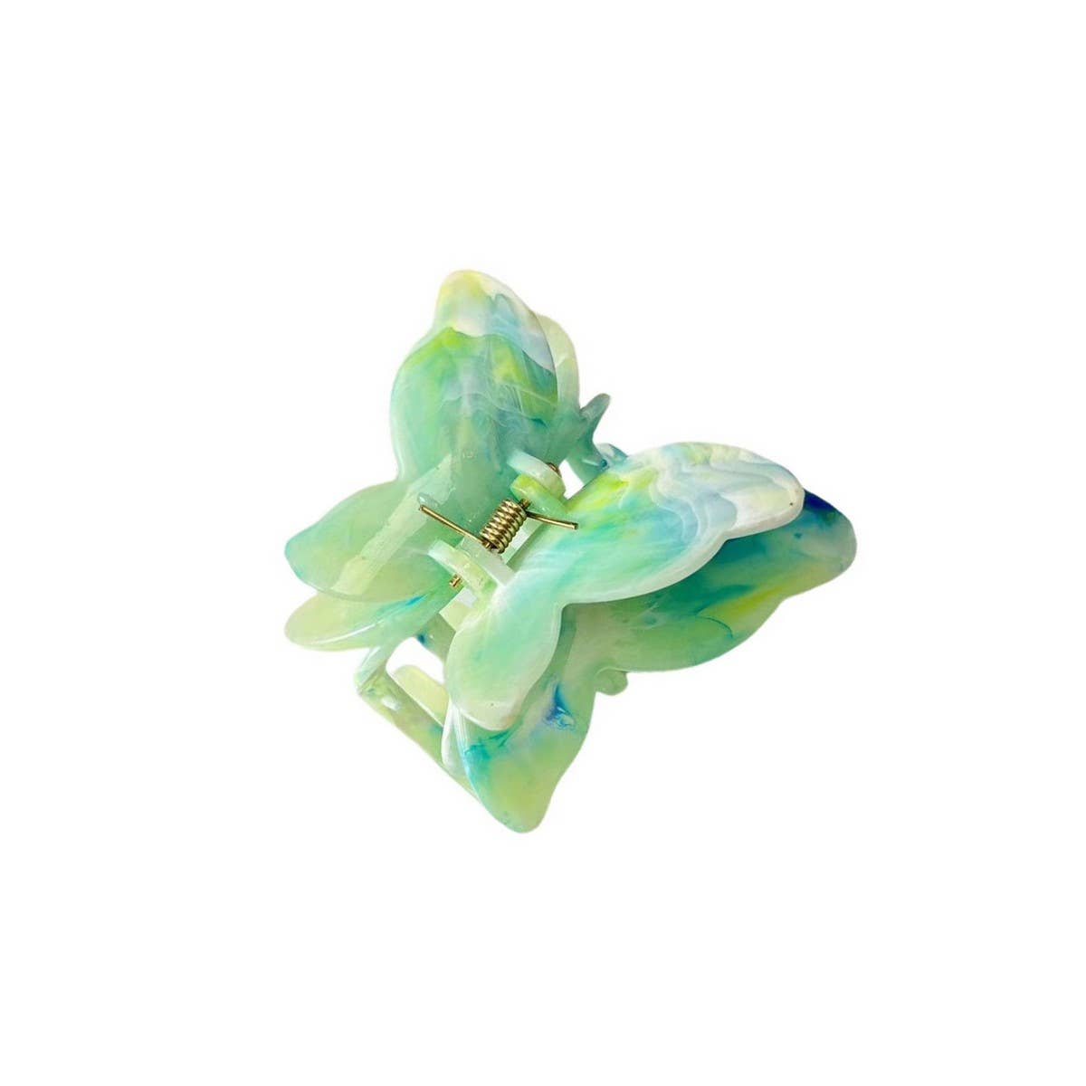 Ink Butterfly Claw Clip Elegant Hair Accessory