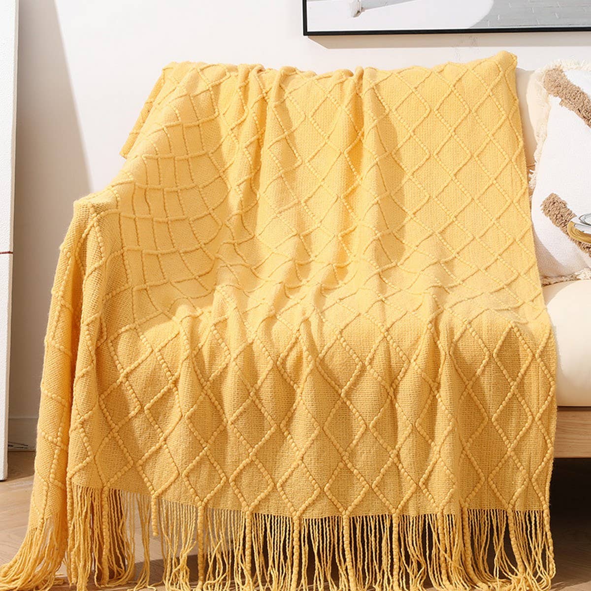 SOFT SOFA COUCH COVER DECORATIVE KNITTED BLANKE_CWMM0218