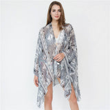 RESORT STYLE GEOMETRIC PRINTED KIMONOS FOR WOMENS_CWASC0778