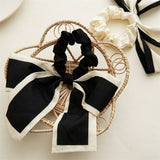 RETRO RIBBON BOW HAIR TIE_CWAHA0843